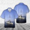 Us Navy Hawaiian Shirt, US Navy USS Kinkaid (DD-965) Hawaiian Shirt, Military Hawaiian Shirt