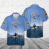 Us Navy Hawaiian Shirt, US Navy USS Michigan (SSGN-727) Hawaiian Shirt, Military Hawaiian Shirt