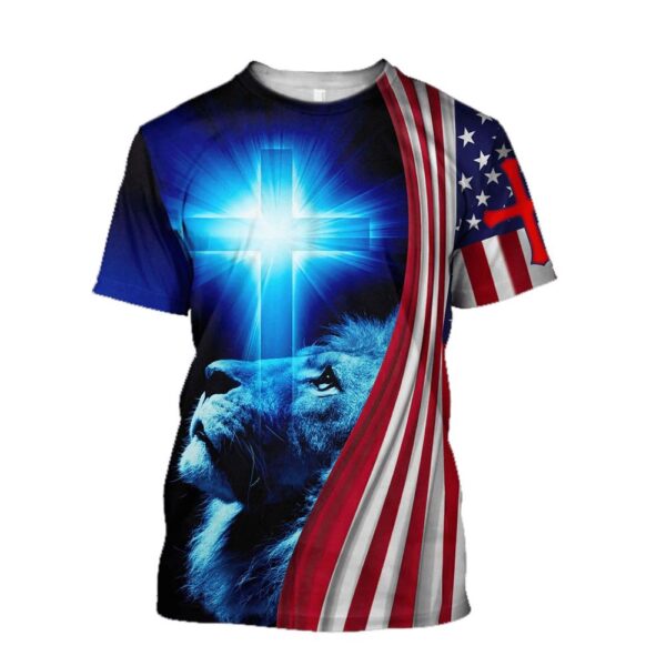 American By Birth Christian By The Grace Of God Jesuss 3D T-Shirt, Christian T Shirt, Jesus Tshirt Designs, Jesus Christ Shirt