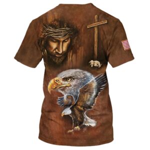 Bald Eagle Jesus And The Lamb 3D T Shirt Christian T Shirt Jesus Tshirt Designs Jesus Christ Shirt 2 ujdku0.jpg