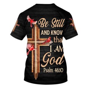 Cardinal Be Still And Know That I Am God 3D T Shirt Christian T Shirt Jesus Tshirt Designs Jesus Christ Shirt 2 vzklbx.jpg