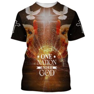 Christian Cross Jesus One Nation Under God 3D T Shirt Christian T Shirt Jesus Tshirt Designs Jesus Christ Shirt 1 hdy9j7.jpg