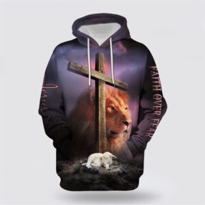 Christian Jesus Lion And The Lamb 3D Hoodie Christian Hoodie Bible Hoodies Scripture Hoodies 1 ibhlkz.jpg