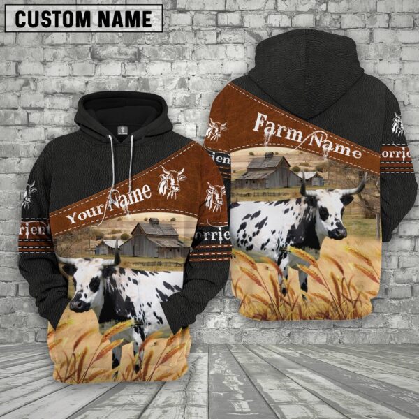 Corriente On Farm Custom Name Printed 3D Black Hoodie, Farm Hoodie, Farmher Shirt