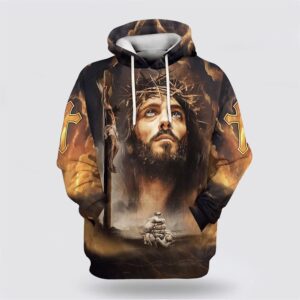 Crucifixion Of Jesus 3D Hoodie, Christian…