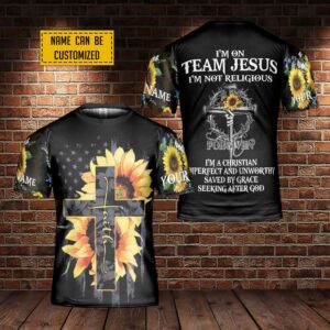 Custom Name I’M On Team Jesus…