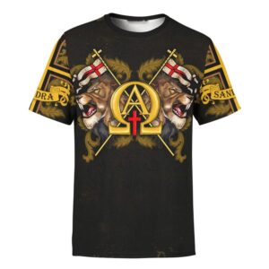 Customized Fear Not For Jesus Jesus Lion 3D T Shirt Christian T Shirt Jesus Tshirt Designs Jesus Christ Shirt 1 tcftm3.jpg