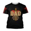 Dad Man Of God My Hero Jesus 3D T-Shirt, Christian T Shirt, Jesus Tshirt Designs, Jesus Christ Shirt