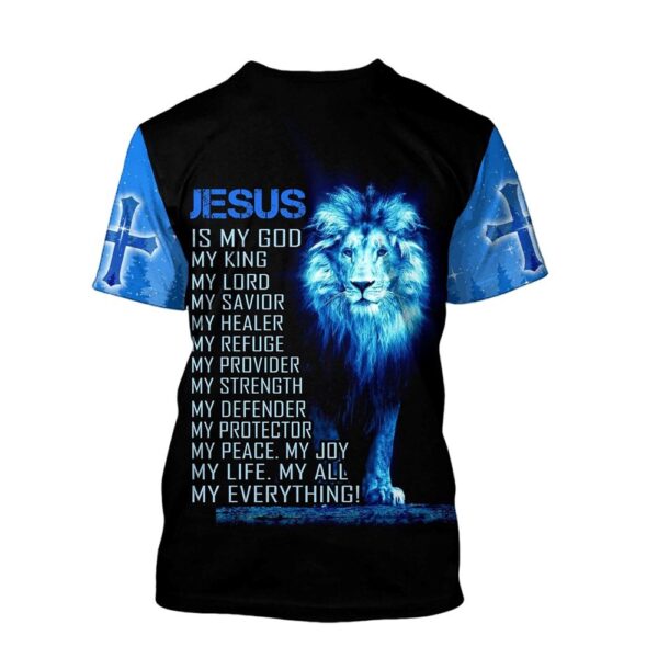 December Child Of God Blue Color Jesus Unisexs 3D T-Shirt, Christian T Shirt, Jesus Tshirt Designs, Jesus Christ Shirt
