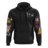 Faith Flowers Cross Butterfly Smoke Hoodie, Christian Hoodie, Bible Hoodies, Religious Hoodies