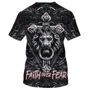 Faith Over Fear Gothic Lion Black 3D T Shirt Christian T Shirt Jesus Tshirt Designs Jesus Christ Shirt 2 fy2i6q.jpg
