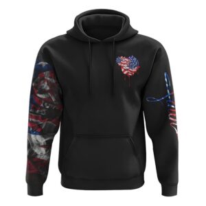 Faith Rose Independence Day Flag Hoodie,…