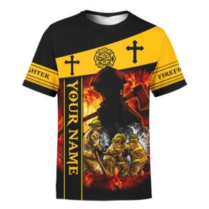 God Bless Our Firefighter One And All Keep Them Safe On Every Call 3D T Shirt Christian T Shirt Jesus Tshirt Designs Jesus Christ Shirt 1 ovhenm.jpg
