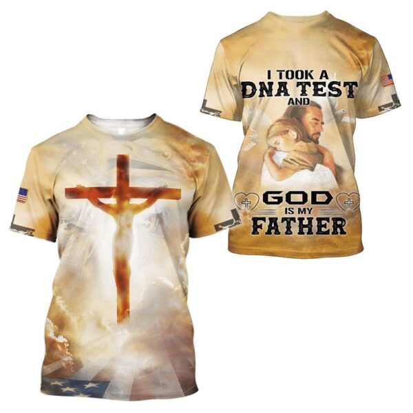 God Is My Father Jesus 3D T-Shirt, Christian T Shirt, Jesus Tshirt Designs, Jesus Christ Shirt