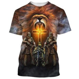 God Religion Christ Jesus With Lion 3D T Shirt Christian T Shirt Jesus Tshirt Designs Jesus Christ Shirt 1 fag0um.jpg