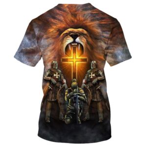 God Religion Christ Jesus With Lion 3D T Shirt Christian T Shirt Jesus Tshirt Designs Jesus Christ Shirt 2 ufg0pz.jpg