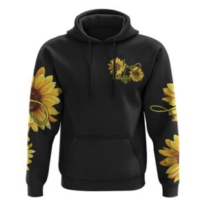 God Says You Are Sunflower Hoodie,…