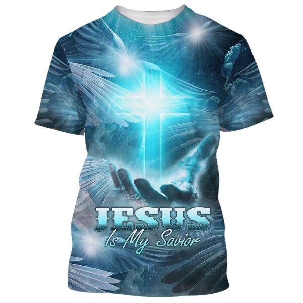 Hand Holding Cross 3D T-Shirt, Christian T Shirt, Jesus Tshirt Designs, Jesus Christ Shirt