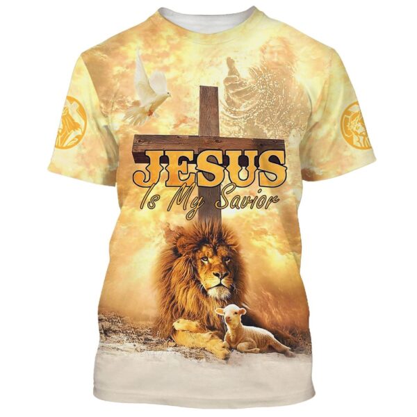 Hand Of God Lion Lamb 3D T-Shirt, Christian T Shirt, Jesus Tshirt Designs, Jesus Christ Shirt