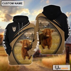 Highland Farming Life Personalized Name 3D…