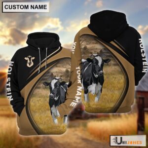 Holstein Farming Life Personalized Name 3D…