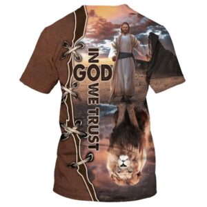 In God We Trust Jesus And The Lions 3D T Shirt Christian T Shirt Jesus Tshirt Designs Jesus Christ Shirt 2 muwx6q.jpg