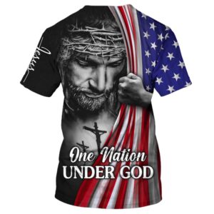 Jesus America One Nation Under God 3D T Shirt Christian T Shirt Jesus Tshirt Designs Jesus Christ Shirt 2 yqek13.jpg