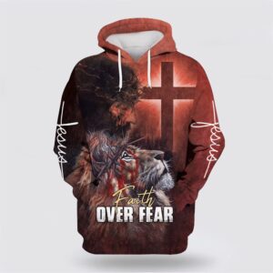 Jesus And Lion Faith Over Fear…