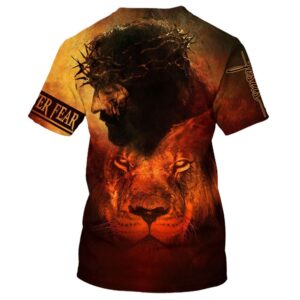 Jesus And The Lion 1 3D T Shirt Christian T Shirt Jesus Tshirt Designs Jesus Christ Shirt 2 r334nv.jpg