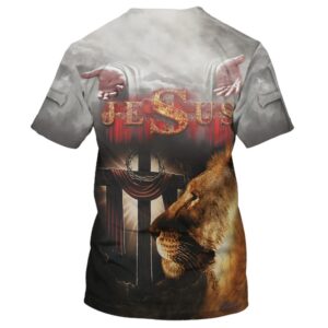 Jesus Arms Open Lion Cross 3D T Shirt Christian T Shirt Jesus Tshirt Designs Jesus Christ Shirt 2 bsda3n.jpg