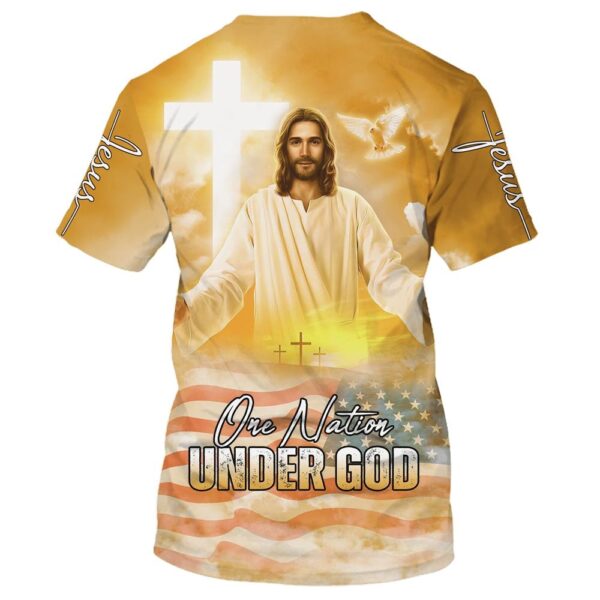 Jesus Arms Wide Open 3D T-Shirt, Christian T Shirt, Jesus Tshirt Designs, Jesus Christ Shirt