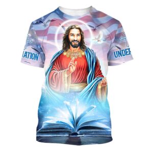 Jesus Christ 1 3D T-Shirt, Christian…
