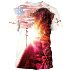 Jesus Christ 3D T-Shirt, Christian T…