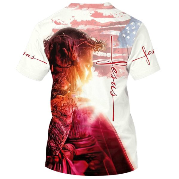 Jesus Christ 3D T-Shirt, Christian T Shirt, Jesus Tshirt Designs, Jesus Christ Shirt