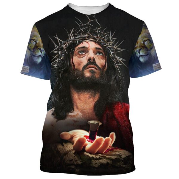 Jesus Christ Crucifieds 3D T-Shirt, Christian T Shirt, Jesus Tshirt Designs, Jesus Christ Shirt