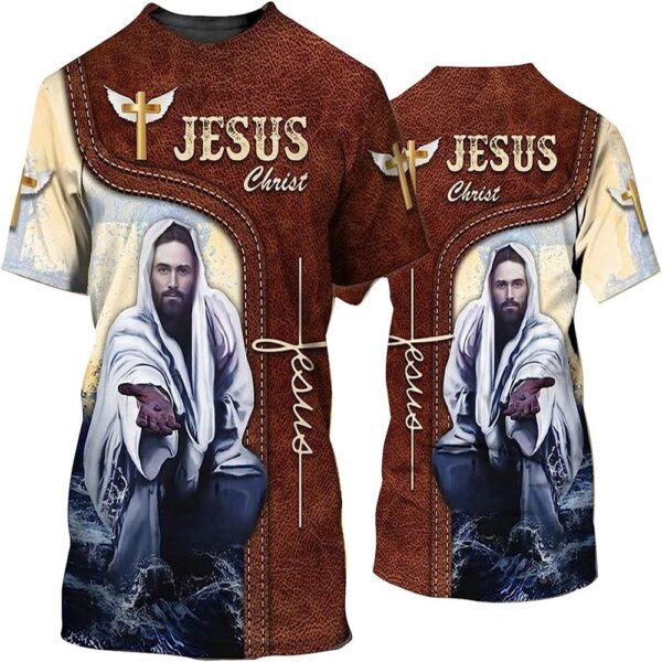 Jesus Christ Hand Of God 3D T-Shirt, Christian T Shirt, Jesus Tshirt Designs, Jesus Christ Shirt