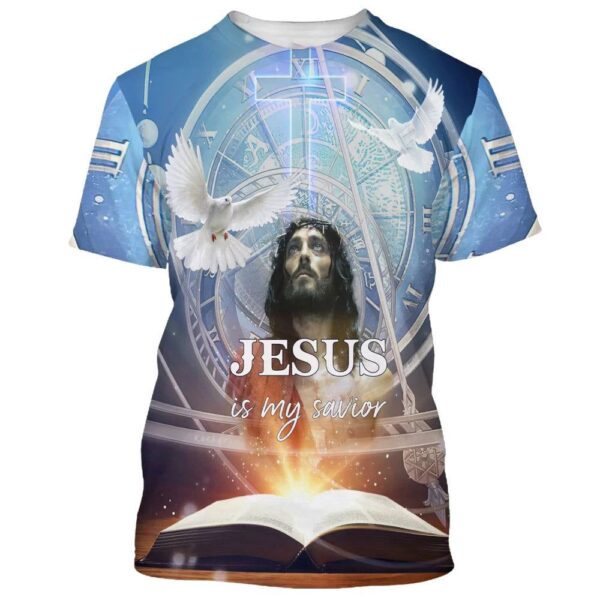 Jesus Christ Is My Savior, Bible 3D T-Shirt, Christian T Shirt, Jesus Tshirt Designs, Jesus Christ Shirt