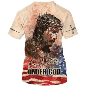 Jesus Christ One Nation Under God 3D T Shirt Christian T Shirt Jesus Tshirt Designs Jesus Christ Shirt 2 yq6buy.jpg