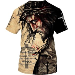 Jesus Christ Way Maker Miracle Worker 3D T Shirt Christian T Shirt Jesus Tshirt Designs Jesus Christ Shirt 2 yevg9h.jpg