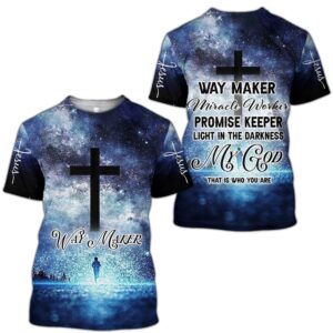 Jesus Cross Way Maker Miracle Worker…