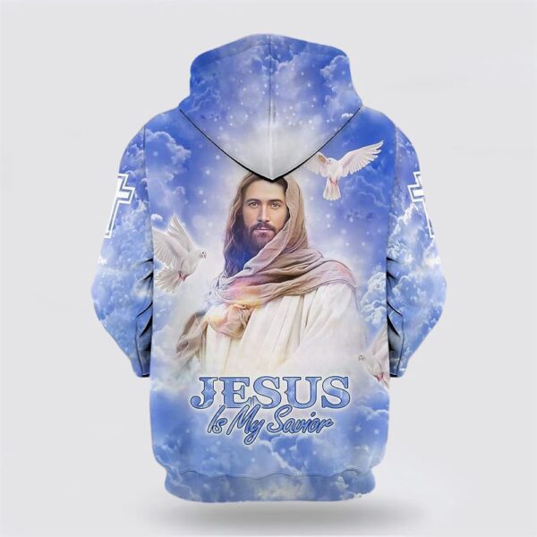 Jesus Dove Jesus Is My Savior Face All Over Print Hoodie Shirt, Christian Hoodie, Bible Hoodies, Scripture Hoodies