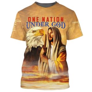 Jesus Eagle One Nation Under God 3D T Shirt Christian T Shirt Jesus Tshirt Designs Jesus Christ Shirt 1 wled97.jpg