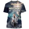 Jesus Focus On Me Not The Storm 3D T-Shirt, Christian T Shirt, Jesus Tshirt Designs, Jesus Christ Shirt