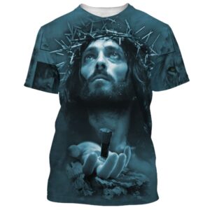 Jesus Hands Nails 3D T Shirt,…