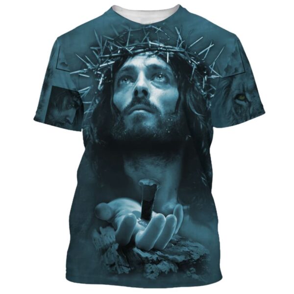 Jesus Hands Nails 3D T Shirt, Christian T Shirt, Jesus Tshirt Designs, Jesus Christ Shirt