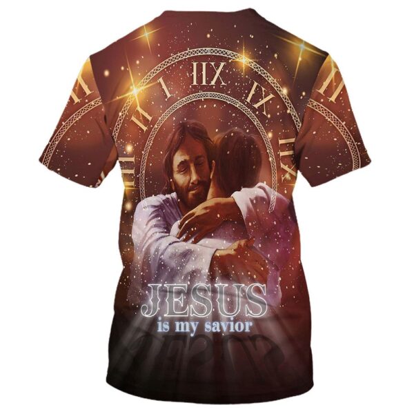 Jesus Holding Is My Savior 3D T Shirt, Christian T Shirt, Jesus Tshirt Designs, Jesus Christ Shirt
