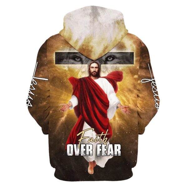 Jesus Is Coming Soon Faith Over Fear 3D Hoodie, Christian Hoodie, Bible Hoodies, Scripture Hoodies