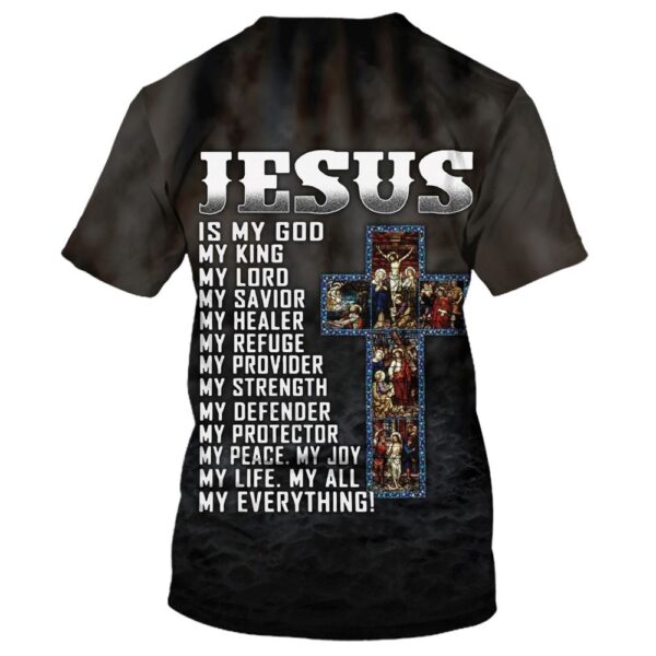 Jesus Is My God My King My Lord Christians Warrior 3D T Shirt, Christian T Shirt, Jesus Tshirt Designs, Jesus Christ Shirt