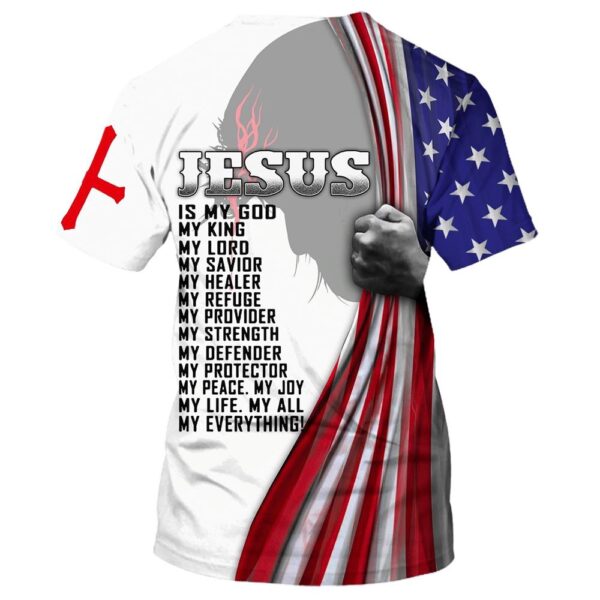Jesus Is My God My King My Lord My Savior 3D T Shirt, Christian T Shirt, Jesus Tshirt Designs, Jesus Christ Shirt