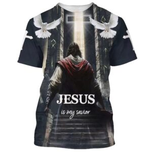 Jesus Is My Savior Christian Cross Dove 3D T Shirt Christian T Shirt Jesus Tshirt Designs Jesus Christ Shirt 1 ogkcto.jpg